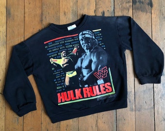 1991 S Hulk Hogan 24 Pythons WWF Shirt. Rare - Etsy Canada