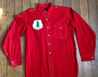 vintage 1930s Junior Forest Warden button up shirt