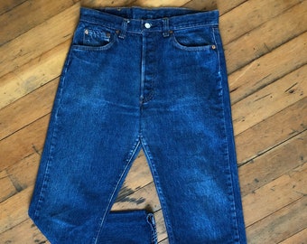 vintage 501s Levis jeans made in USA W 33