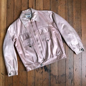 SALE // vintage 1940s satin jacket