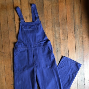 vintage French workwear moleskin overalls