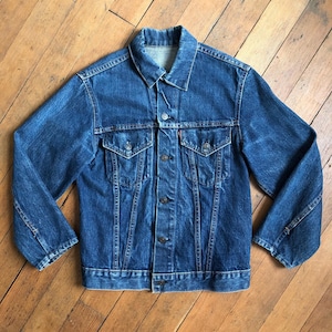 vintage grote spijkerjas van E Levis
