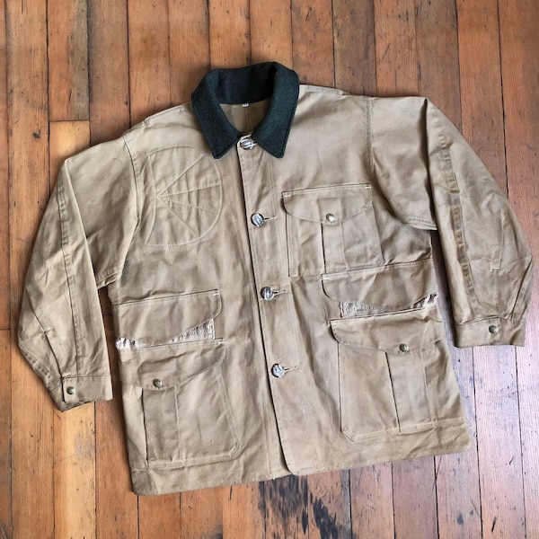 vintage Filson canvas hunting jacket