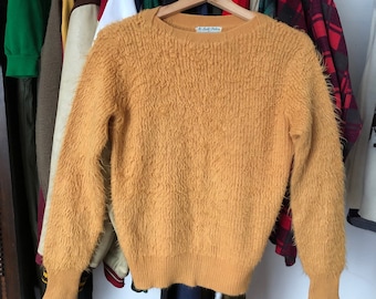 vintage 1950s fuzzy pullover sweater