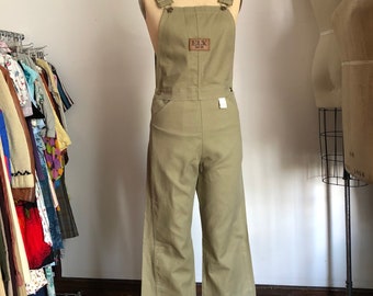Vintage 1940's Lee Can't Bust Em' Union Made Carpenter Pinstriped