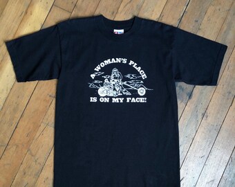SALE // vintage 90s chopper motorcycle shirt