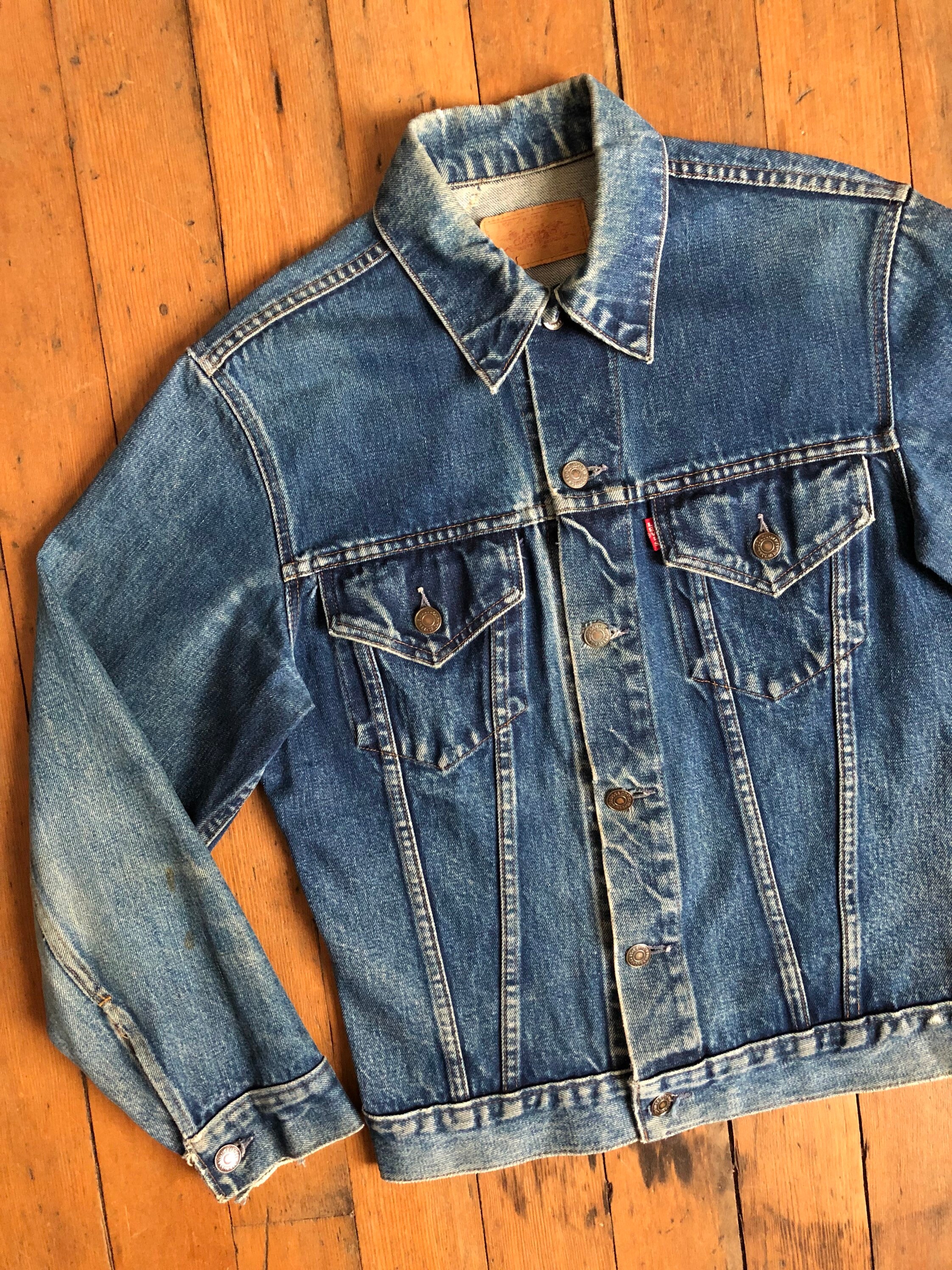 Vintage 1970s Big E Levis Denim Jacket - Etsy Norway
