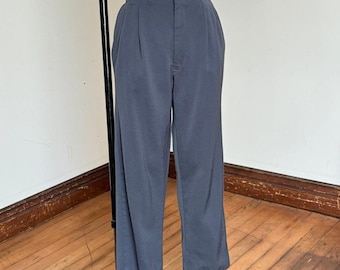 メンズ VINTAGE WOOL GABARDINE PANTS 1940s 1950s