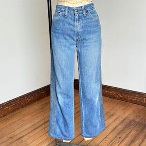 vintage 1960s 70s altered Wrangler denim jeans 31 W