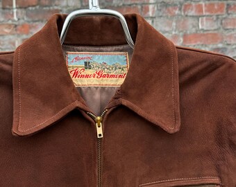 20% OFF SALE // Vintage 1940s Suede Leather Cropped Jacket - Etsy