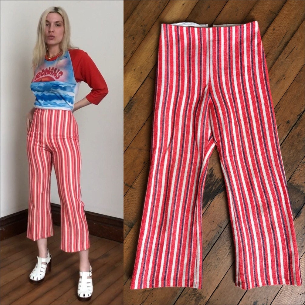 Pink Striped Pants -  Canada
