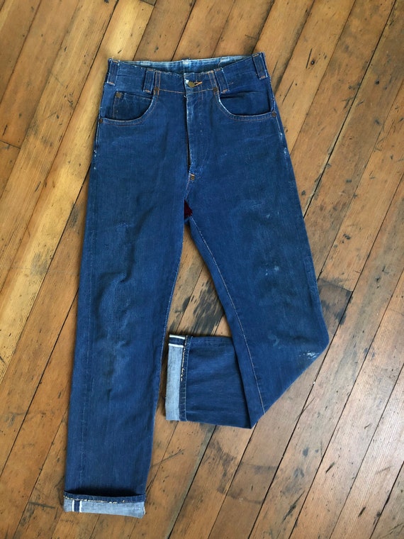 vintage 1960s GWG selvedge denim jeans