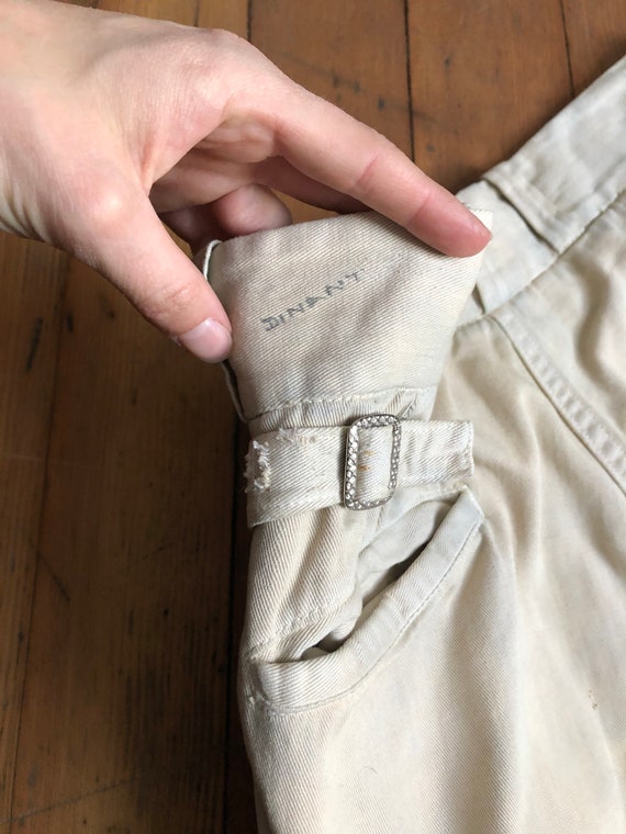 vintage 1930s cotton trousers pants - image 9