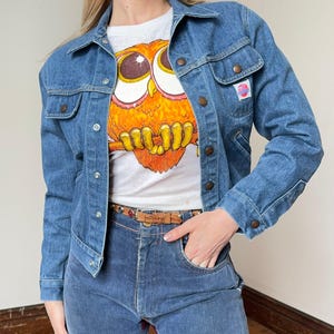 vintage 1970s GWG Scrubbies denim jacket