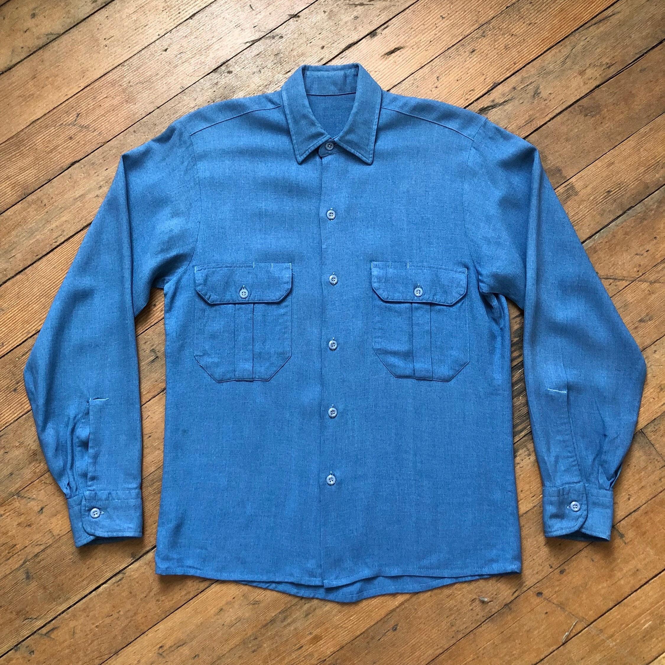 トップス 40-50s vintage rayon shirt Vintage 1940s 50s Gab/Rayon Shirt – Valdana Vintage