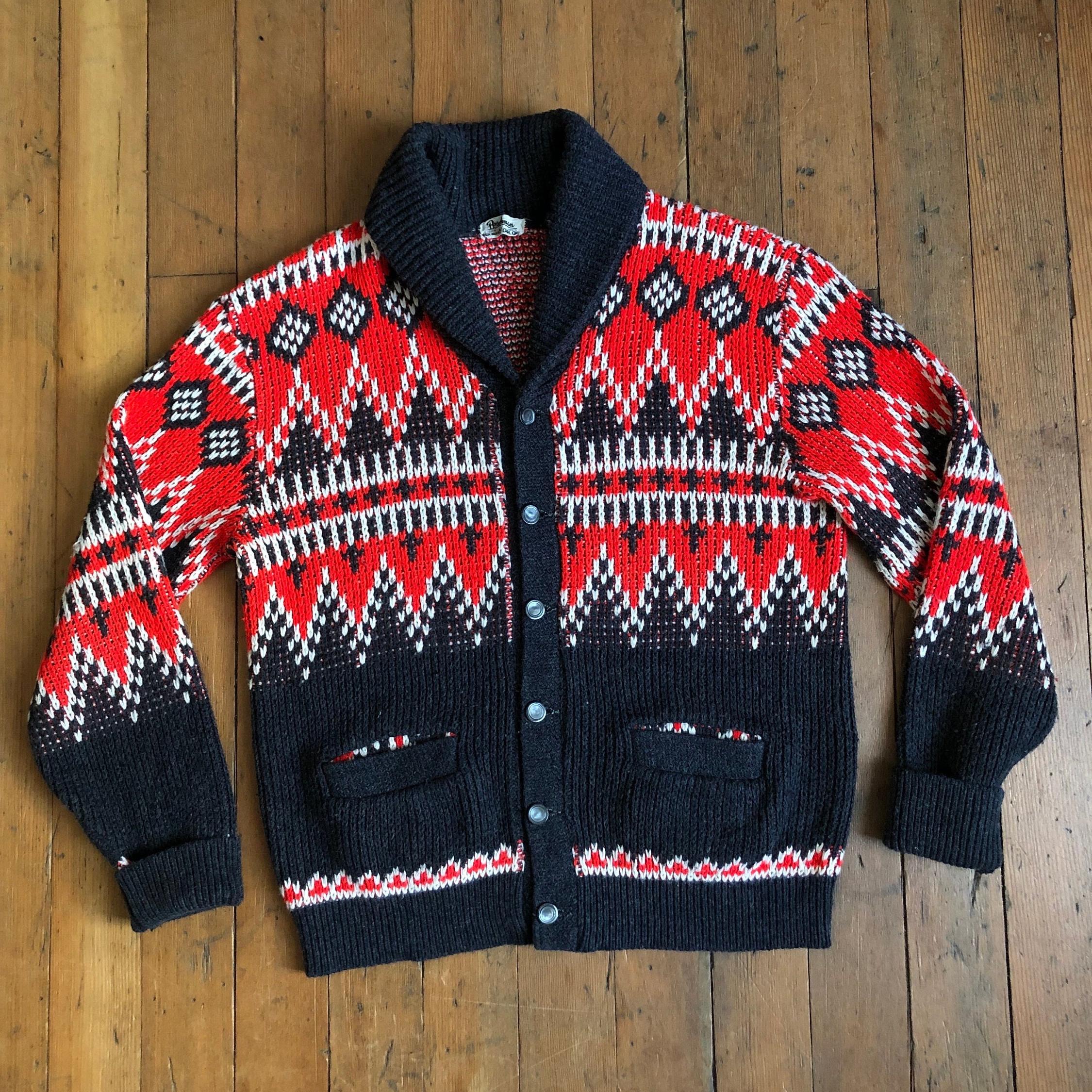 1920s Shawl Collar Cardigan - Etsy
