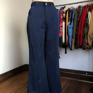 vintage 1970s navy blue pants