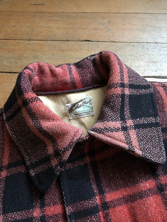 20% OFF SALE // vintage 1950s plaid jacket - image 5