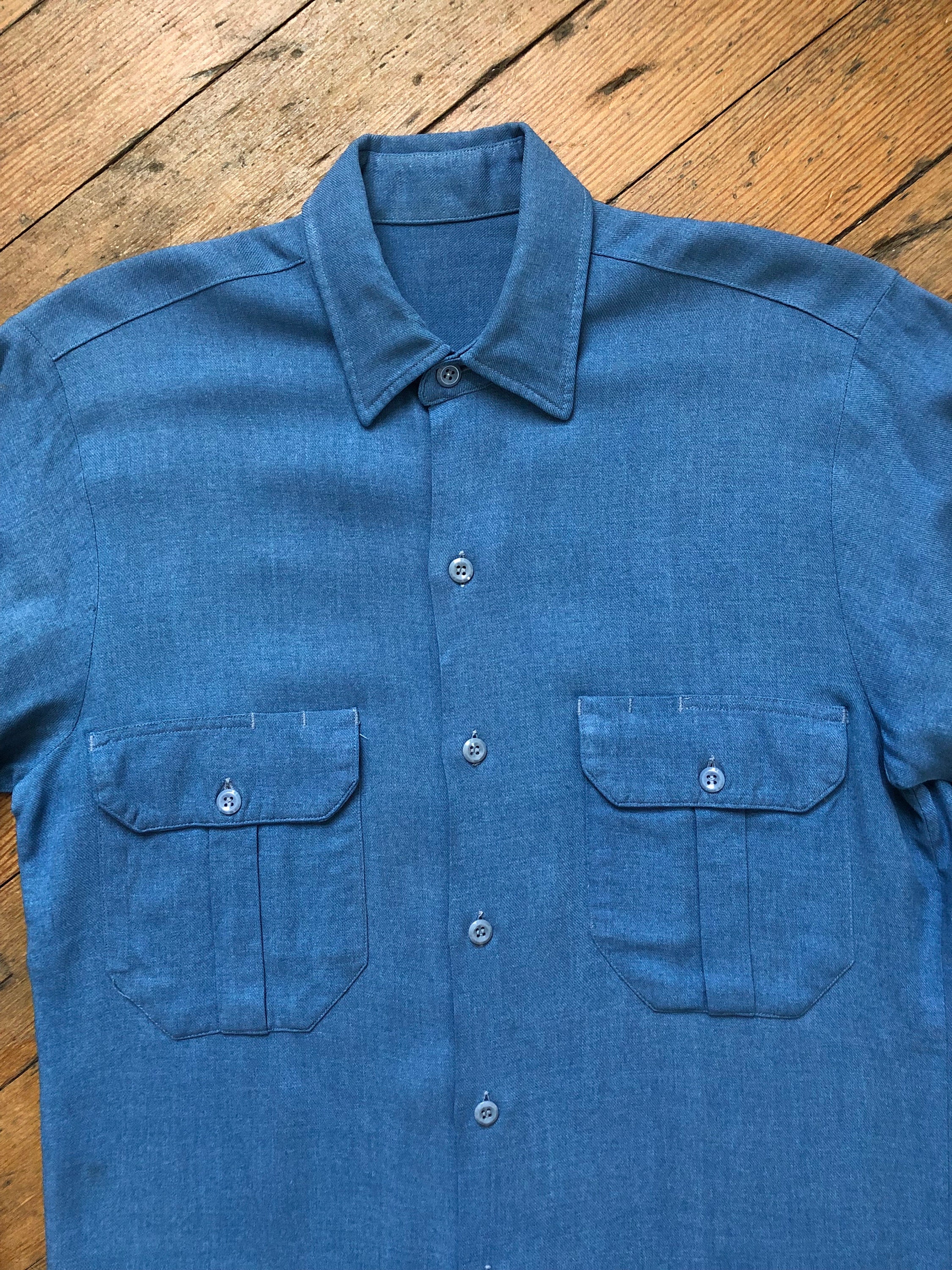 トップス 40s vintage cotton rayon shirt Vintage 1940s 50s