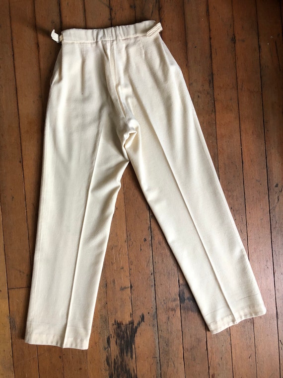 vintage 1920s 30s wool trousers pants W 29 - image 5