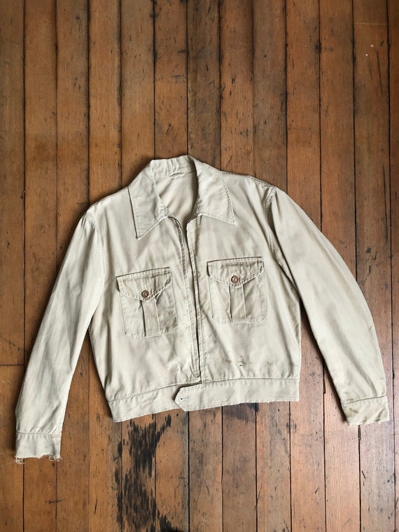 SALE // Vintage 1940s Hercules Mountain Cloth Jacket - Etsy
