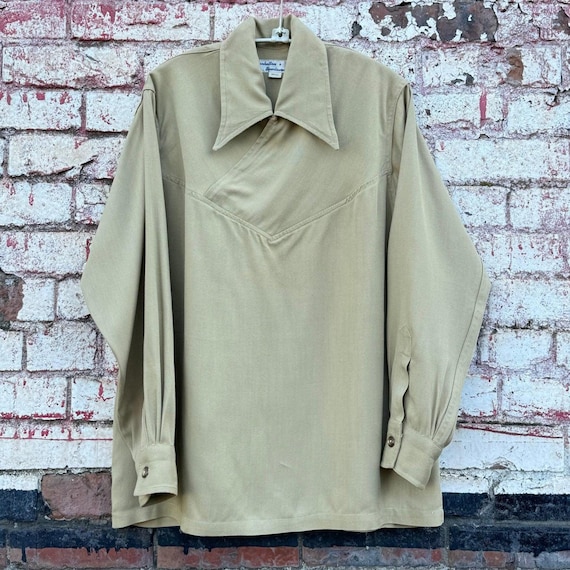 トップス 40-50s vintage rayon shirt Vintage 1950s Western Shirt Rayon Westerner By Fleetline