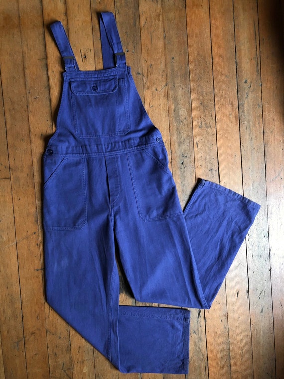 Vintage French Workwear Moleskin Overalls - Etsy New Zealand