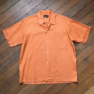Camisa naranja vintage NOS de los años 60