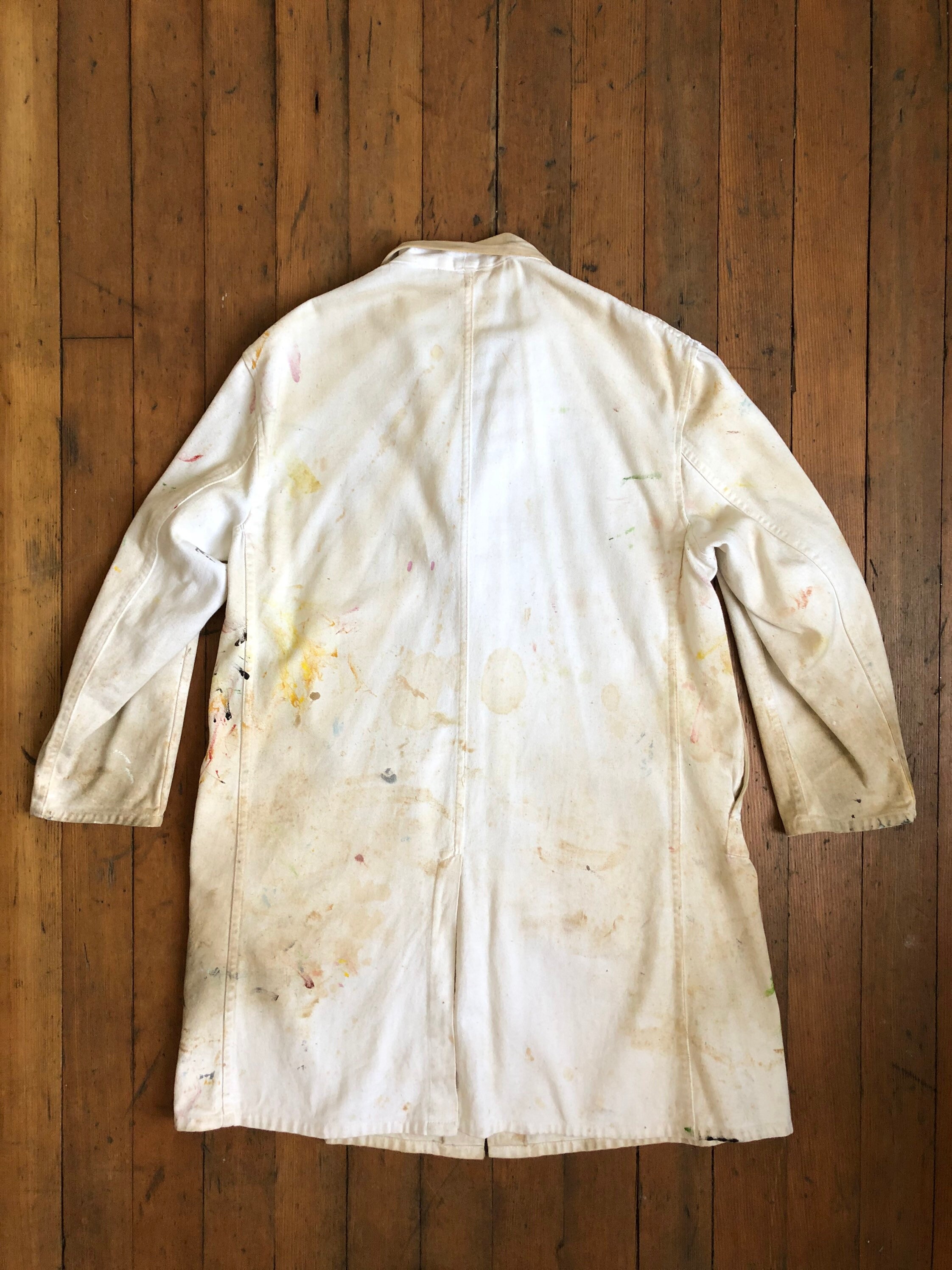 Vintage 1960s Painter's Smock Coat Etsy UK