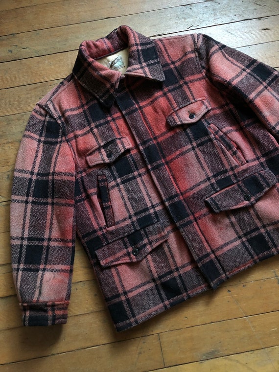 20% OFF SALE // vintage 1950s plaid jacket - image 3