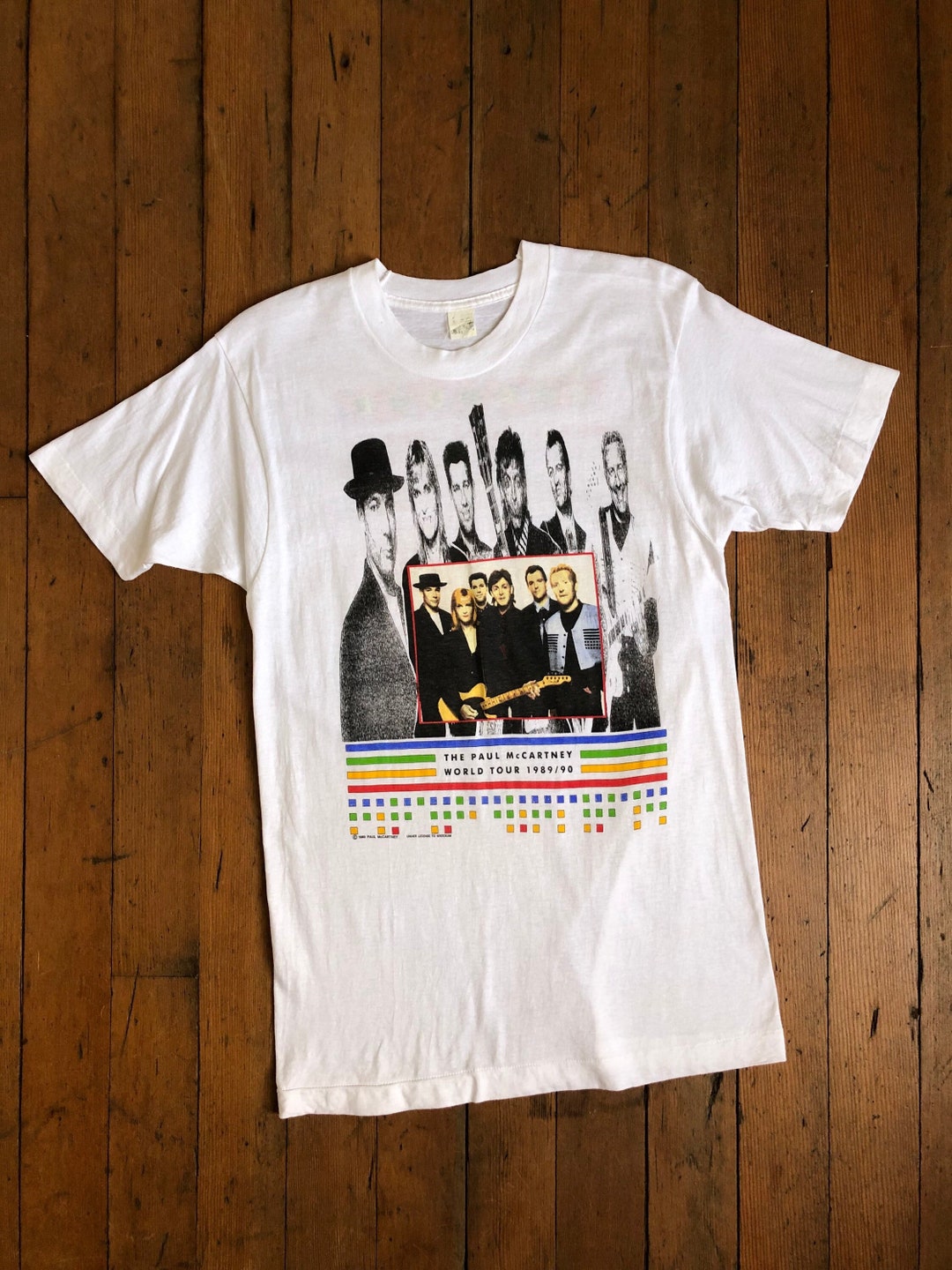 20% OFF SALE // Vintage 1989/90 Paul Mccartney World Tour T 20% OFF SALE // Vintage 1989/90 Paul Mccartney World Tour T