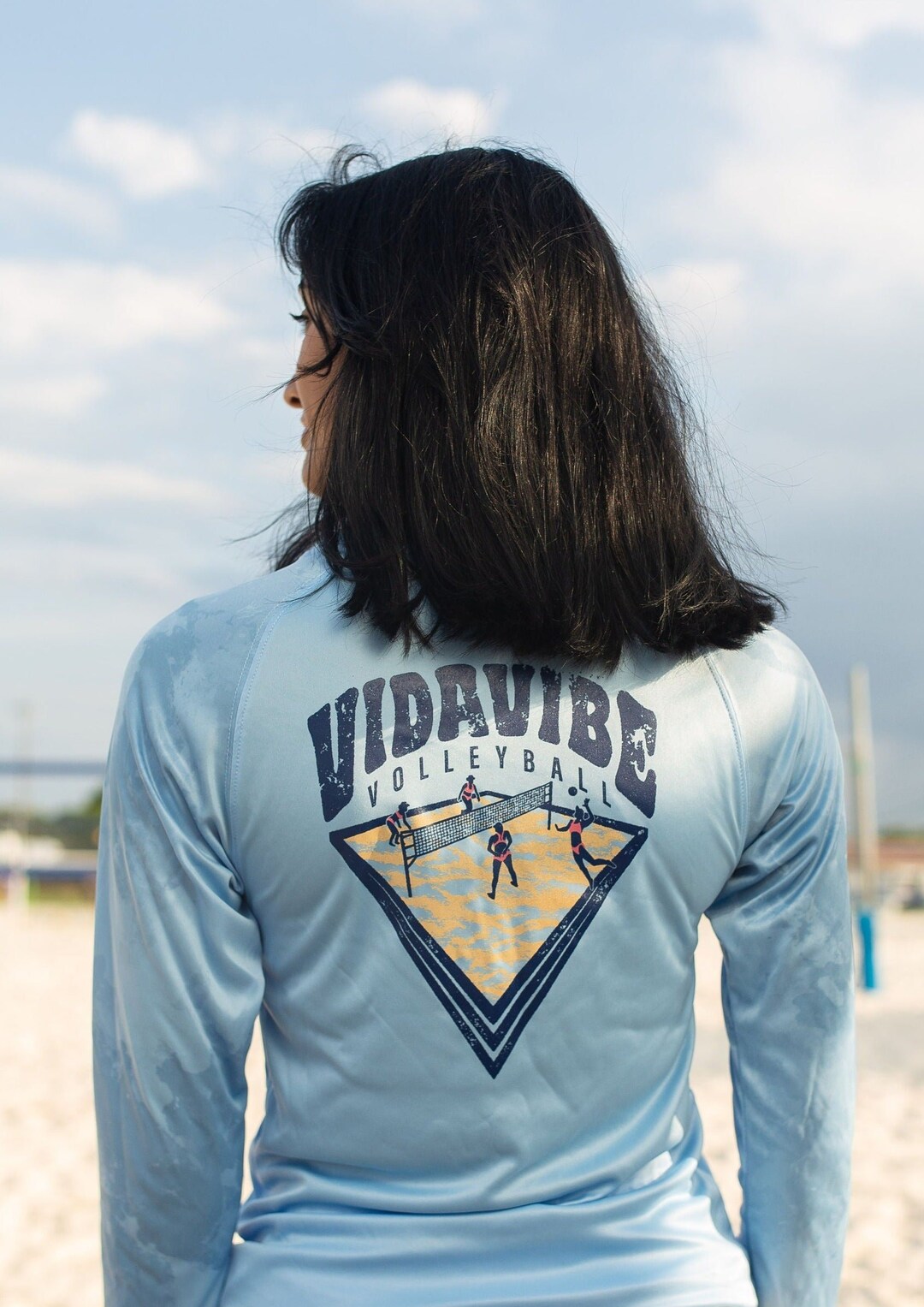 Vidavibe Volleyball Drifit Volleyball Long Sleeve Long Etsy