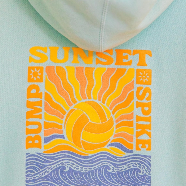 Sunset Volleyball Sweatshirt