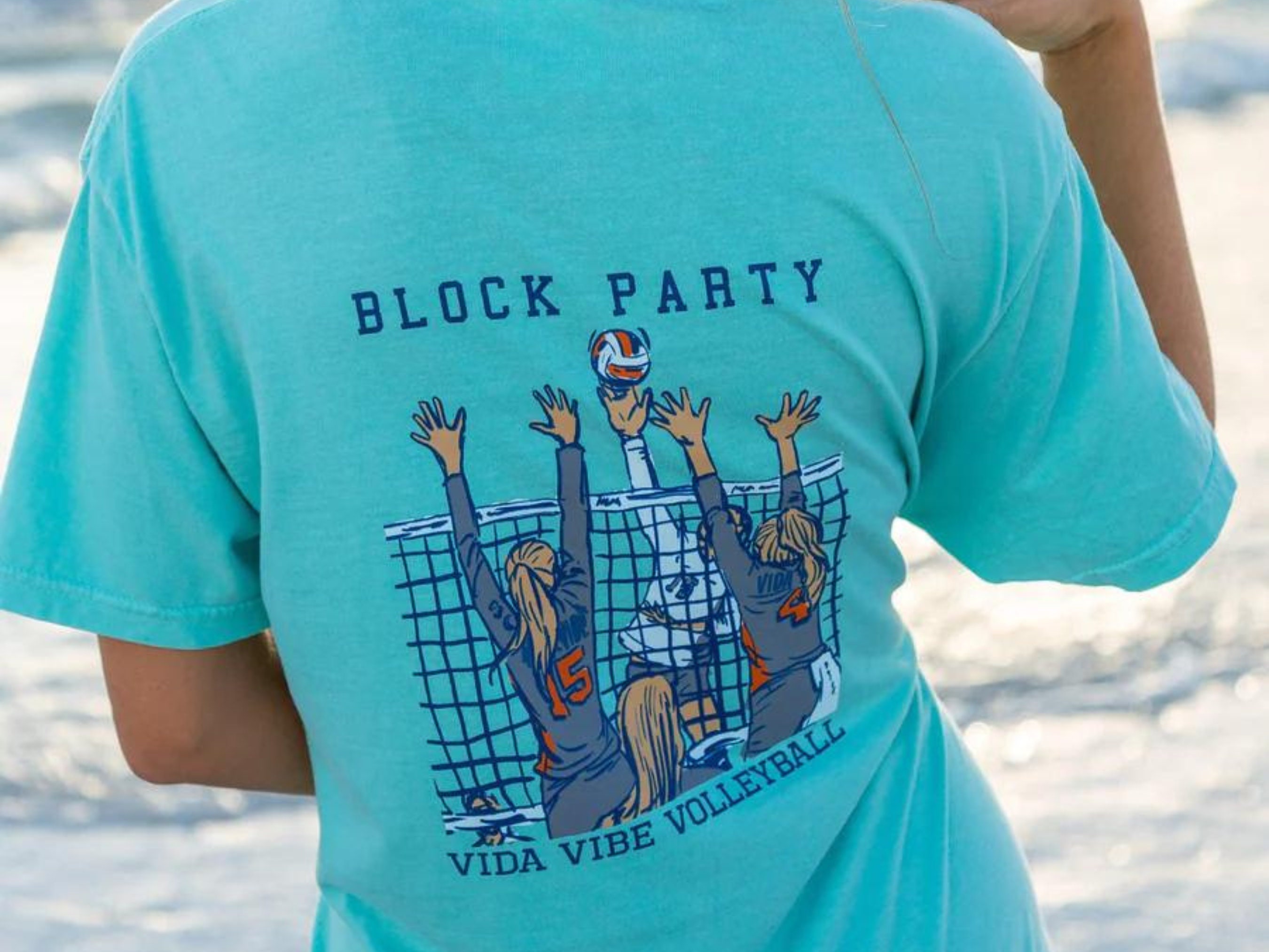 Volleyball Middle Blocker Welcome to the Block Party | Poster