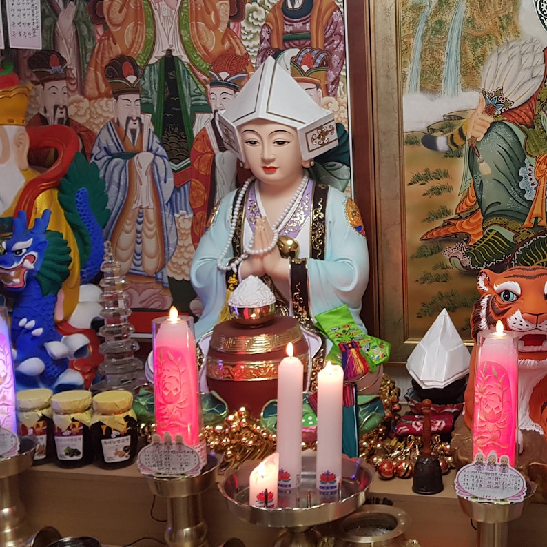 Bujeok, Sell Your House Talisman, Sales spell, Realtor Spell, Charm Ofuda Korean Taoist Magic Asian Art Painting Vintage Paper Amulet image 5