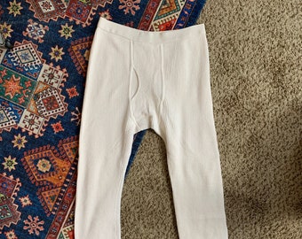1960's Long Underwear . USA Made . Working Johns . - 34" - 36" - medium