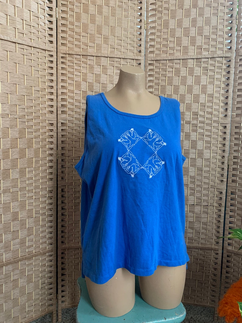 1980s Naughty Nudes Cotton Tank : No Pressure Volup / 2XL - Etsy