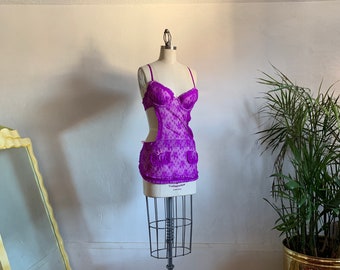 1990s Sexy Boudoir Apron . Victoria's Secret . Deadstock . - 36B