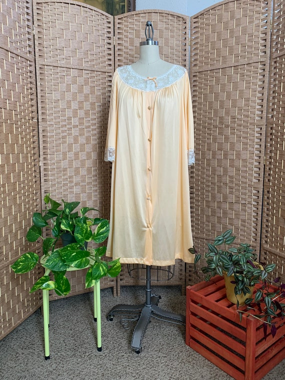 VTG Orange Lightweight Housecoat - medium