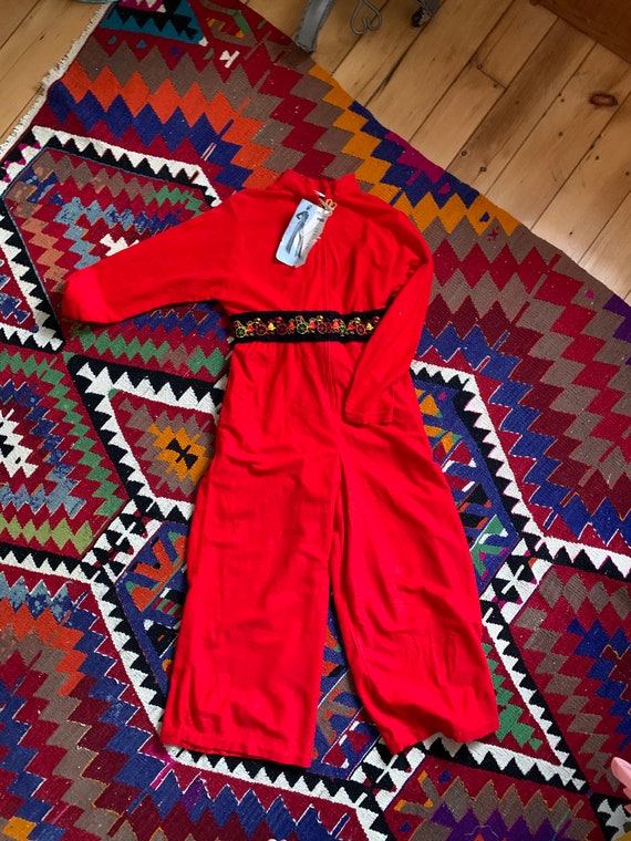 1960's Novelty Fleece Loungewear . Deadstock Danv… - image 3