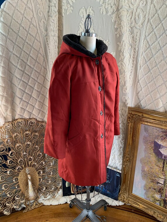 1960's Warmest Sienna Jacket . Faux Fur . ILGWU .… - image 3