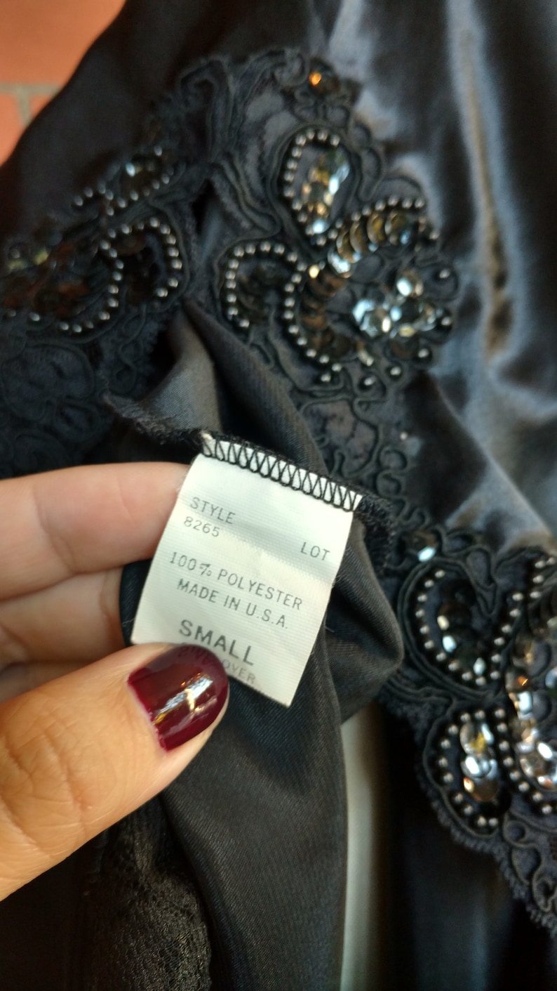 1980\u2019s Sequin Slip Dress small medium