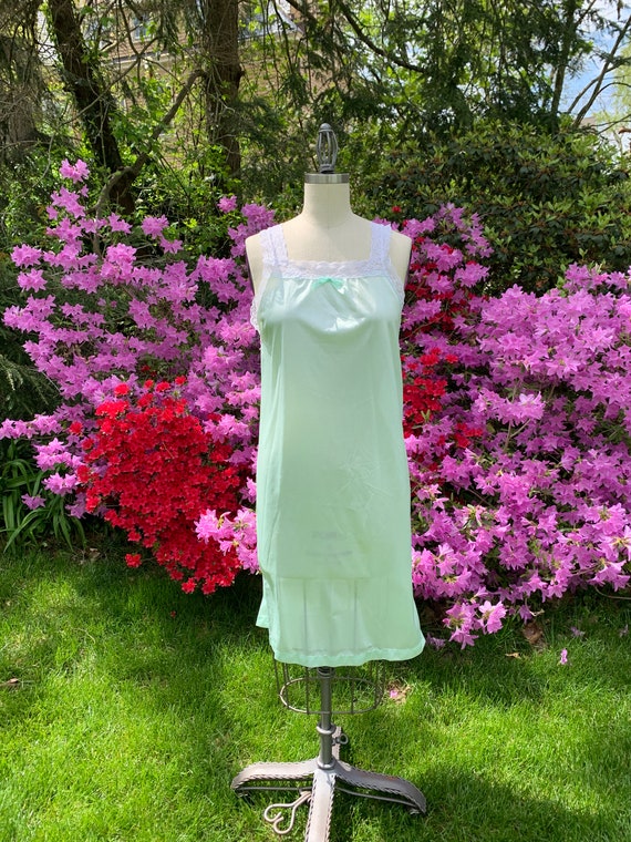 1960’s Sweet Minty Nightgown . medium