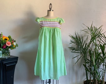 1960’s Lime Rainbow Nightie - Paramount . medium