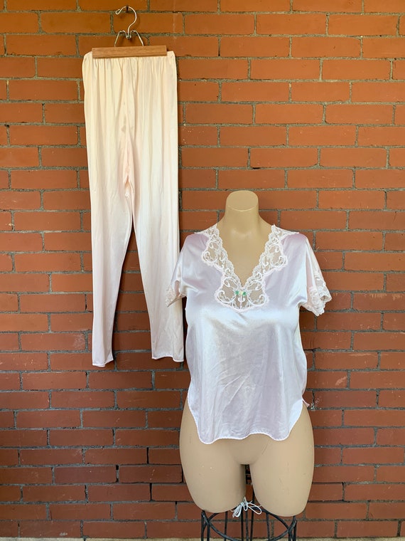 VTG Blush Pink Pyjama Set . Maidenform . - medium