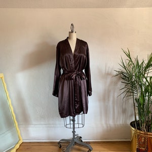 1990s Rich Babydoll Robe . Morgan Taylor . - volup / xl