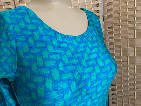 1980’s Stretch Geometric Bodysuit -  medium - image 9