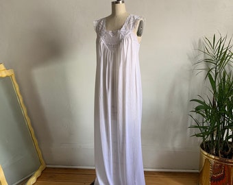 1970’s Romantic Sweeping Gown . Tom Bezuda for Barad . ILGWU .- small