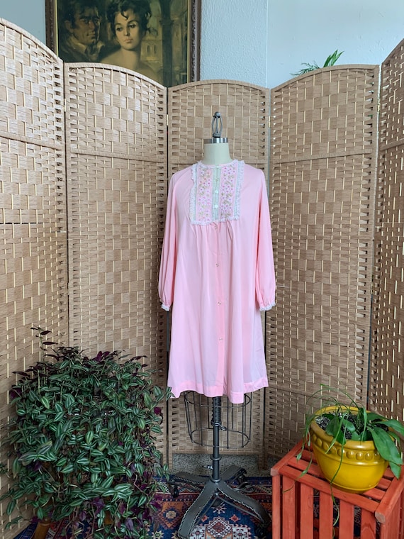 1960s Dreamy Housecoat . Gossard Artemis . - small