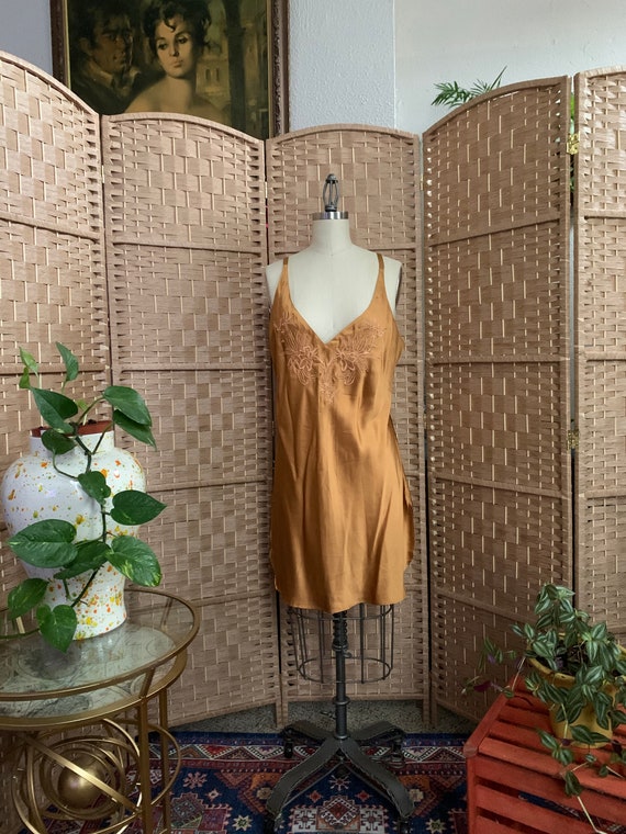 1980’s Honey Silk Babydoll Chemise . Victoria's Se